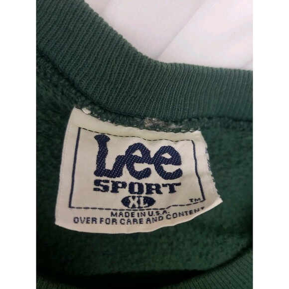 90’s Green Bay Packers “Titletown” Green Sweatshirt Super Bowl XXXI Champs XL - Picture 6 of 10